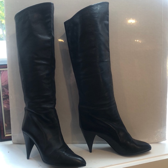 BRAND NEW ANTONIO DA PESCARA 90s OVER THE KNEE LEATHER BOOTS - Picture 11 of 11